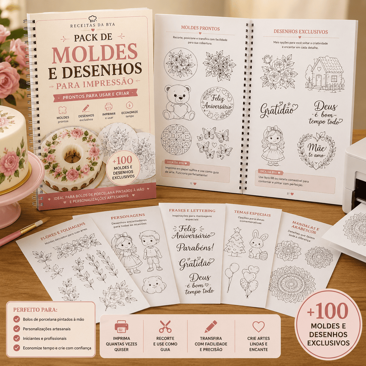 Pack de Moldes e Desenhos para Impressão