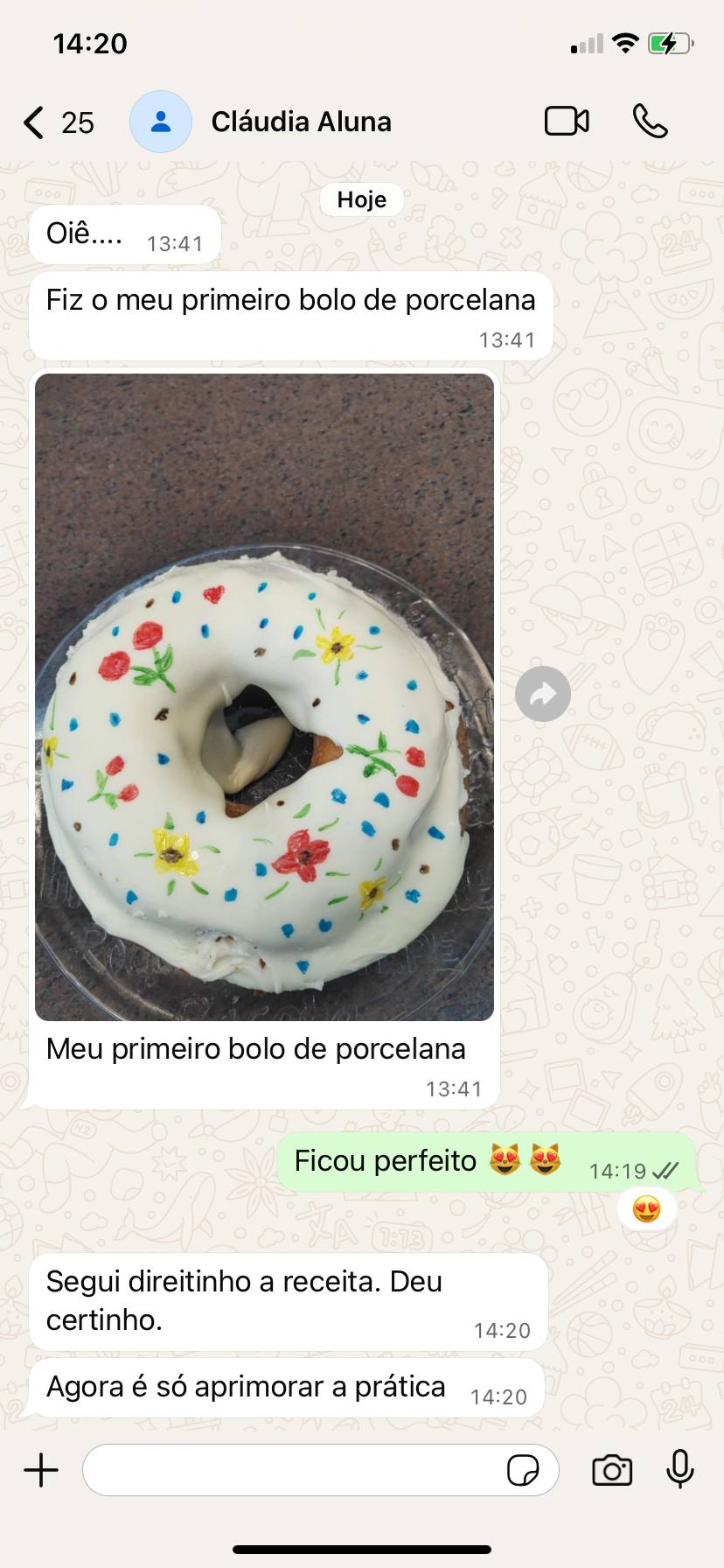 Depoimento aluna