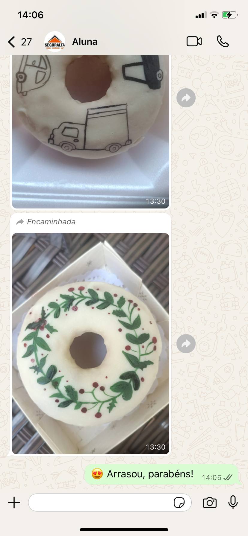 Depoimento aluna