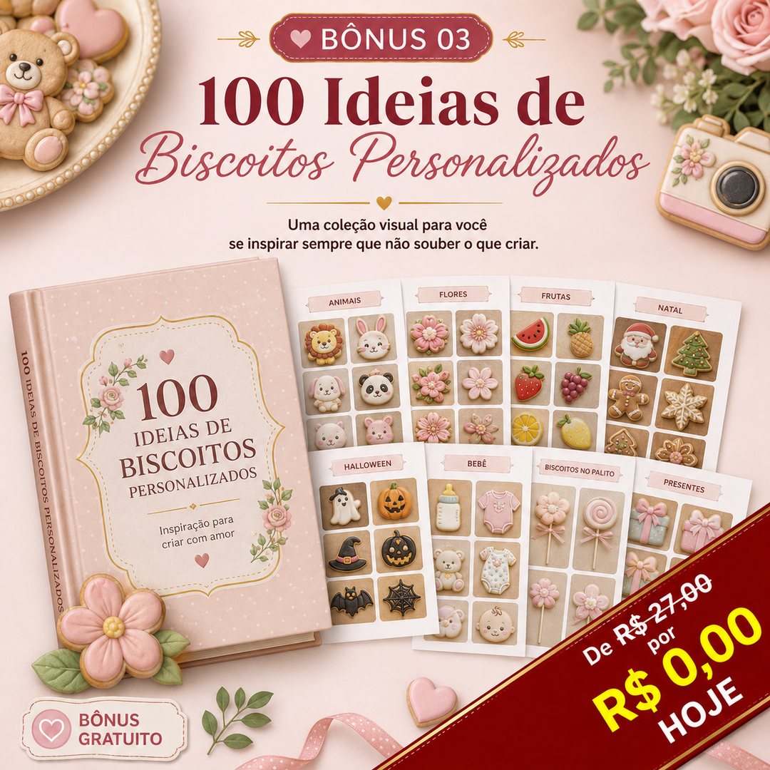Bônus 100 Ideias de Biscoitos