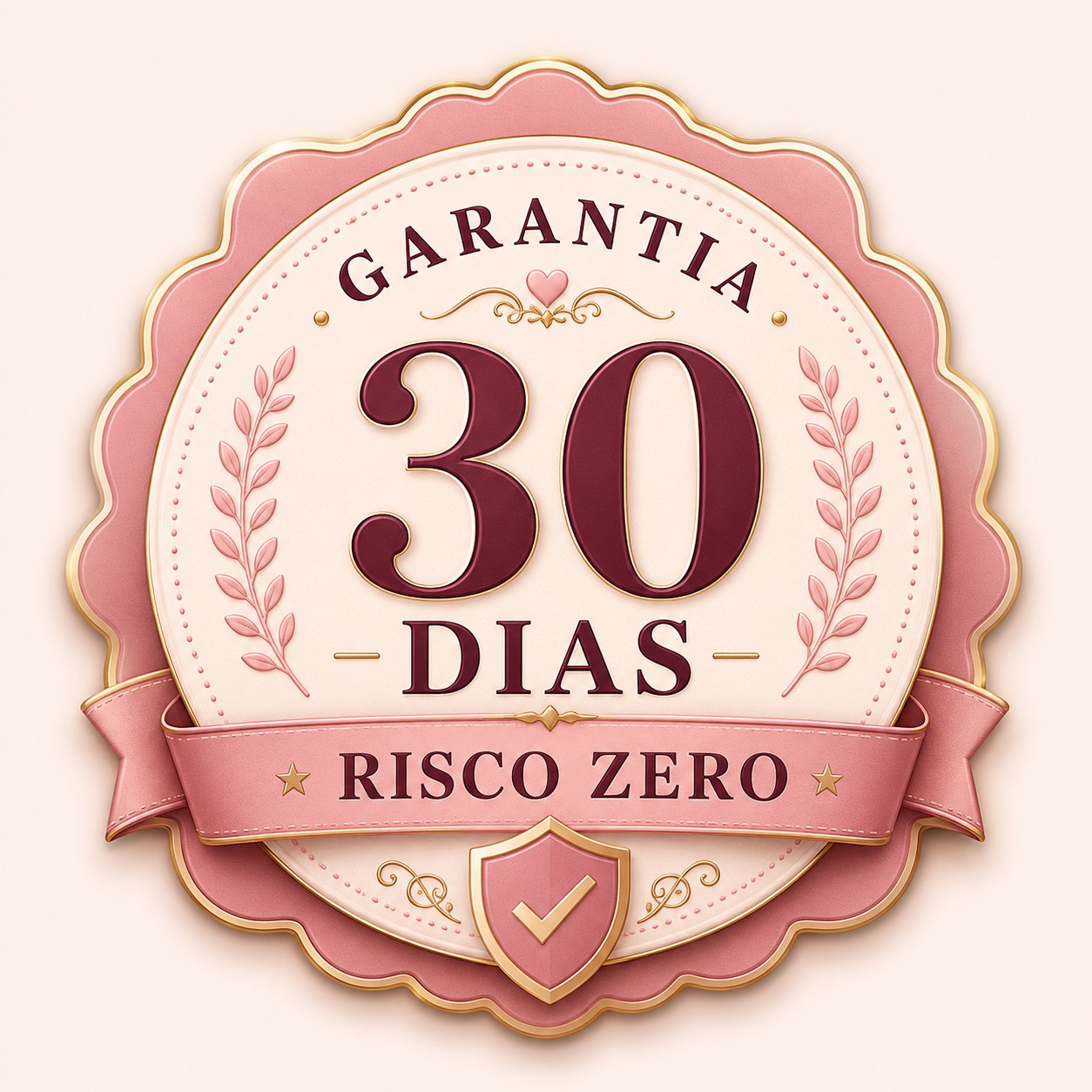 Selo de garantia de 30 dias